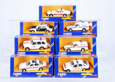 Lot 134 - 1980's Corgi Toys Police Cars