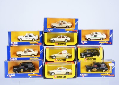 Lot 142 - 1970's-80's Corgi Toys Taxis
