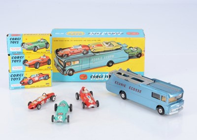 Lot 170 - A Corgi Toys Gift Set 16 Ecurie Ecosse Racing Car Transporter