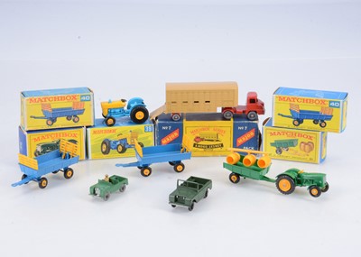 Lot 179 - Matchbox Lesney Farm Vehicles