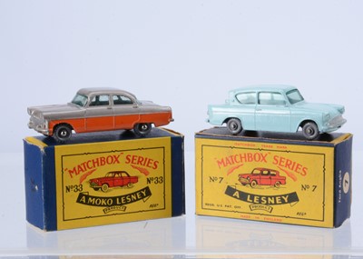 Lot 188 - Two boxed models from the Matchbox Lesney 1-75 Regular Wheel Series