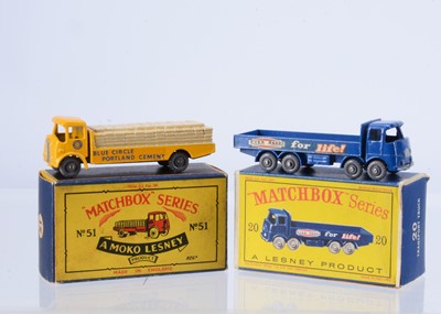 Lot 189 - Two boxed models from the Matchbox Lesney 1-75 Regular Wheel Series