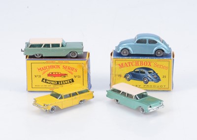 Lot 194 - Two scarce boxed Matchbox Lesney 1-75 Series Models