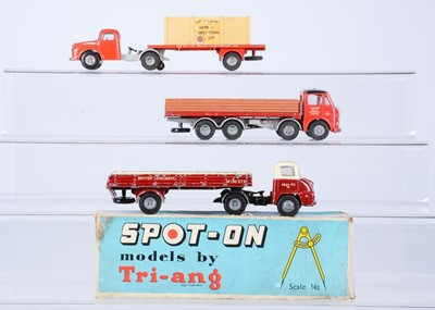 Lot 218 - Playworn Tri-ang Spot-On Articulated Vehicles