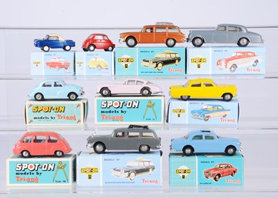 Lot 221 - Repainted/Restored Tri-ang Spot-On Cars