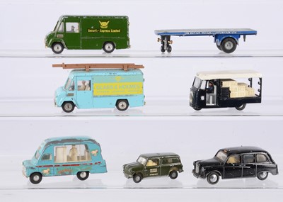 Lot 223 - Playworn Tri-ang Spot-On Commercial Vehicles
