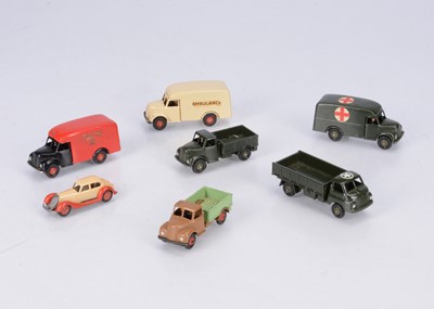 Lot 252 - Britains Lilliput Civilian & Military Vehicles