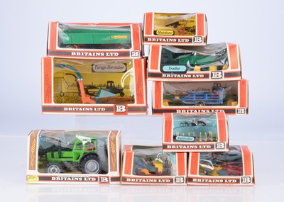 Lot 258 - 1970's Britains Farm Vehicles & Implements