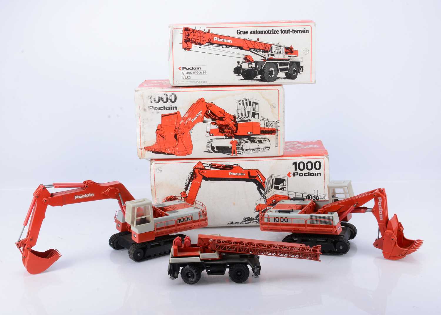 Lot 279 - 1:50 Scale 'Poclain' Construction Models by