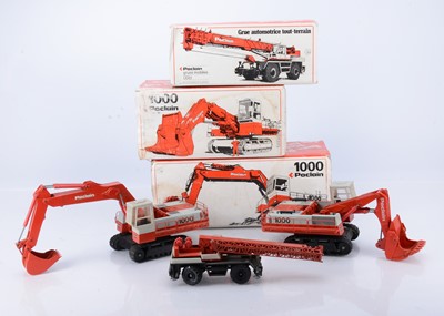 Lot 279 - 1:50 Scale 'Poclain' Construction Models by CEF