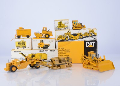 Lot 281 - 1:50 Scale 'CAT' Construction Models by NZG & Conrad