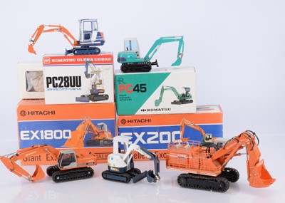 Lot 284 - Japanese Made Excavator Models