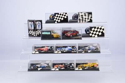 Lot 290 - Minichamps & Vitesse F1 Models, Figures & Helmets