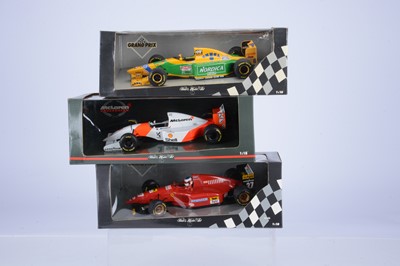 Lot 292 - Paul's Model Art 1:18 Scale Formula 1 Cars