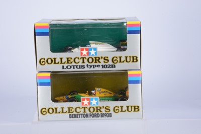 Lot 295 - Tamiya 1:20 Scale Collector's Club Formula 1 Cars