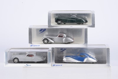 Lot 303 - Spark 1:43 Scale Jaguar & Talbot Lago Models