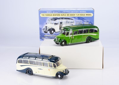 Lot 323 - Original Classics 1:24 Scale Bedford Duple OB Coaches