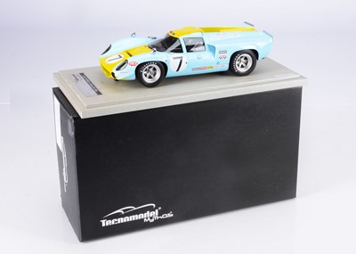 Lot 334 - A Tecnomodel Mythos Series 1:18 Scale Lola T70 MK3 Le Mans 24h 1968 #7 (Axelsson-Norinder)