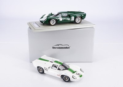 Lot 337 - Tecnomodel Mythos Series 1:18 Scale Lola T70 MK3 Nurburgring 1000km 1967 #1P (Surtees-Hobbs)