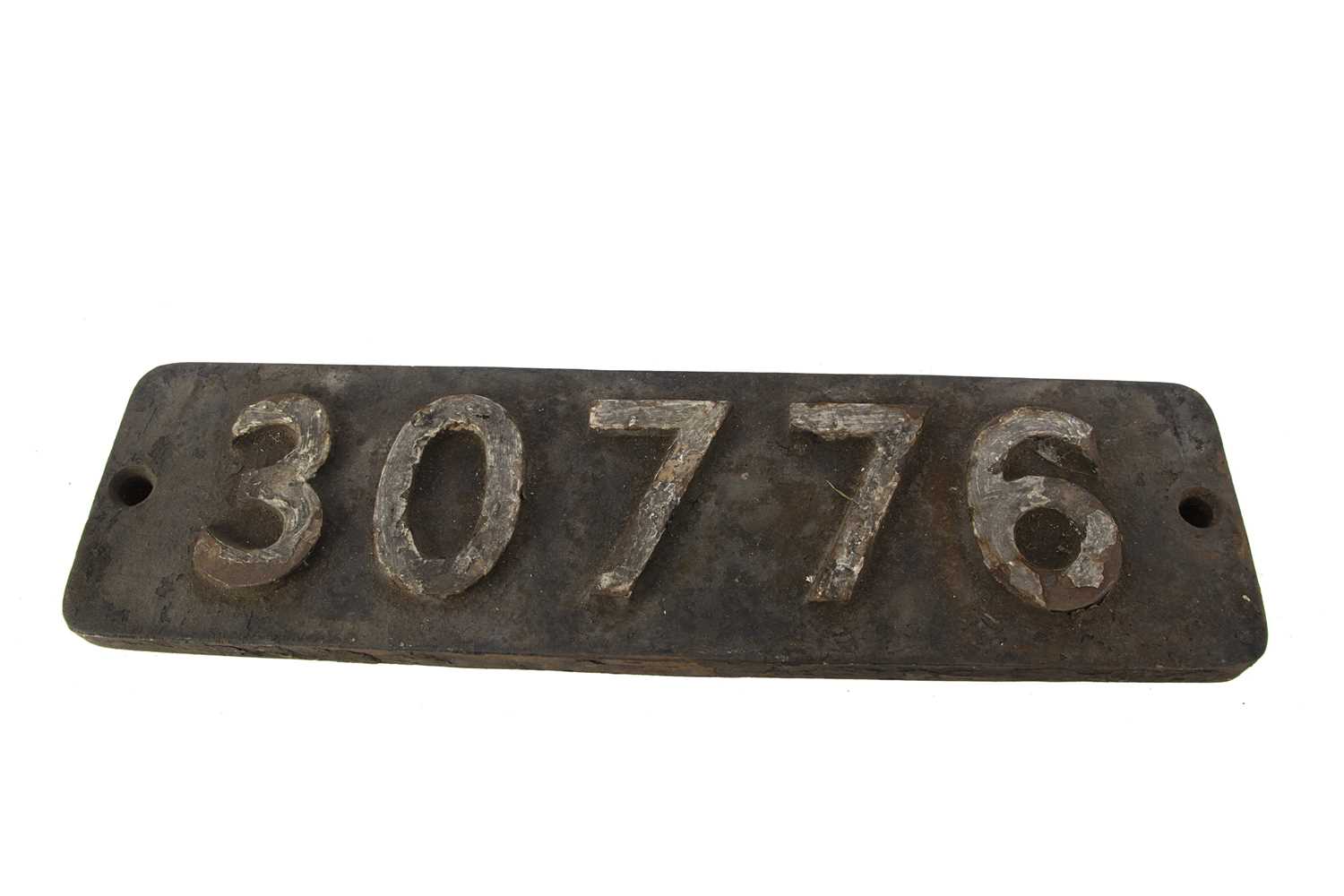 Lot 748 - Locomotive Smoke Box Number Plate