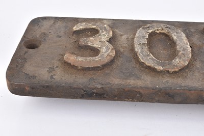 Lot 748 - Locomotive Smoke Box Number Plate