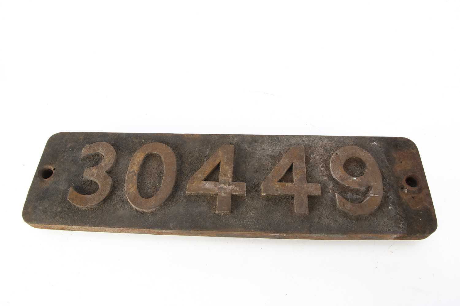 Lot 749 - Locomotive Smoke Box Number Plate