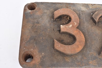 Lot 751 - Locomotive Smoke Box Number Plate