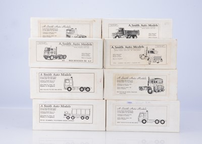 Lot 390 - A. Smith Auto Models 1:48 Scale White Metal Kits