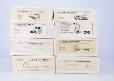 Lot 392 - A. Smith Auto Models 1:48 Scale White Metal Kits