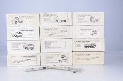 Lot 394 - A. Smith Auto Models 1:48 Scale White Metal Kits