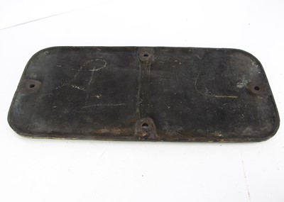 Lot 754 - GWR Cabside Number Plate