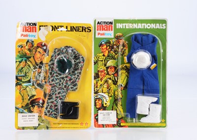 Lot 401 - Vintage Action Man Carded Uniforms