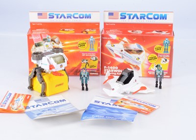 Lot 403 - Coleco StarCom: The U.S Space Force Star Wing Vehicles