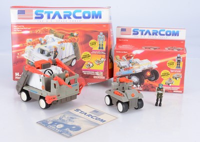 Lot 404 - Coleco StarCom: The U.S Space Force Astro Marines Vehicles