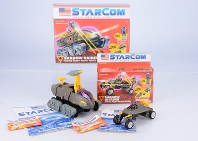 Lot 405 - Coleco StarCom: The U.S Space Force Shadow Force Vehicles