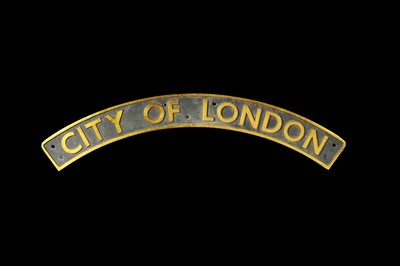Lot 758 - BR Locomotive Name Plate City of London