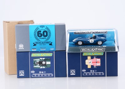 Lot 465 - Modern Scalextric 1960's Era Slot Racing Cars