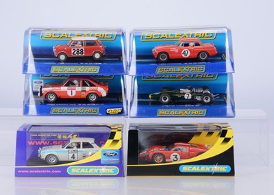 Lot 466 - Modern Scalextric Slot Racing Cars