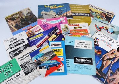 Lot 492 - A varied selection of vintage Toy Catalogues