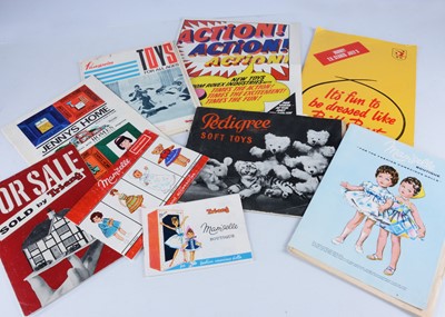 Lot 500 - A good selection of vintage catalogues and order forms from the Lines Brothers Tri-ang group of companies