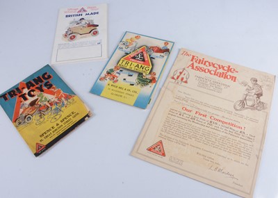 Lot 507 - Three different early Lines Brothers Tri-ang Pre-War Toy Catalogues