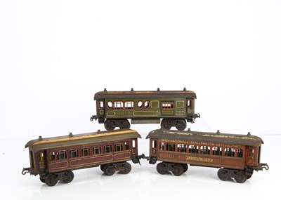 Lot 772 - Three early Bing Continental Gauge 1 Coaches