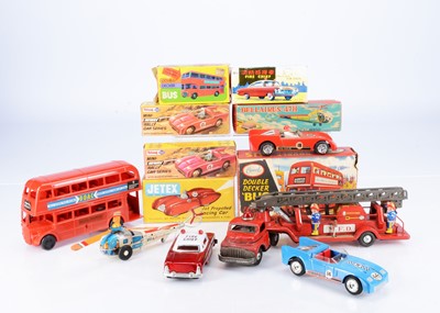 Lot 516 - Diecast, Tinplate & Plastic Toy Vehicles