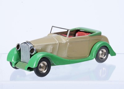 Lot 549 - A Tri-ang Minic Tinplate Clockwork 35M Pre-War Rolls Type Tourer