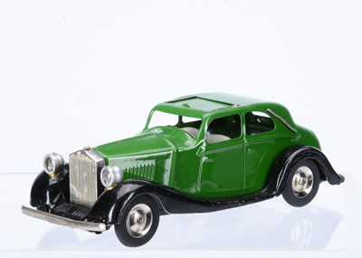Lot 563 - A Tri-ang Minic Tinplate Clockwork 56ME Pre-War Electric Rolls Type Sunshine Saloon