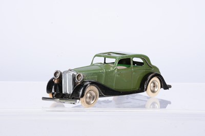 Lot 565 - A Tri-ang Minic Tinplate Clockwork 58ME Pre-War Daimler Type Sunshine Saloon