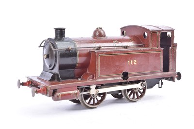 Lot 812 - A Bassett-Lowke Gauge 1 clockwork '112' 0-4-0 Tank Locomotive