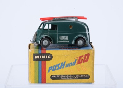 Lot 652 - A Tri-ang Minic Plastic Push And Go Post Office Telephone Van