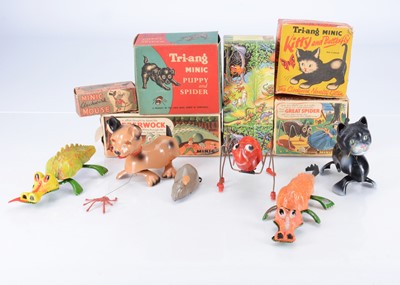 Lot 654 - Tri-ang Minic Clockwork Animal Novelties