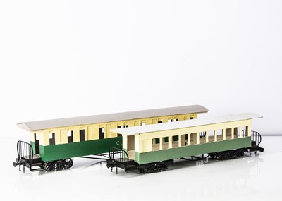 Lot 922 - Two scratch-built Indonesian Railways Bogie Coaches